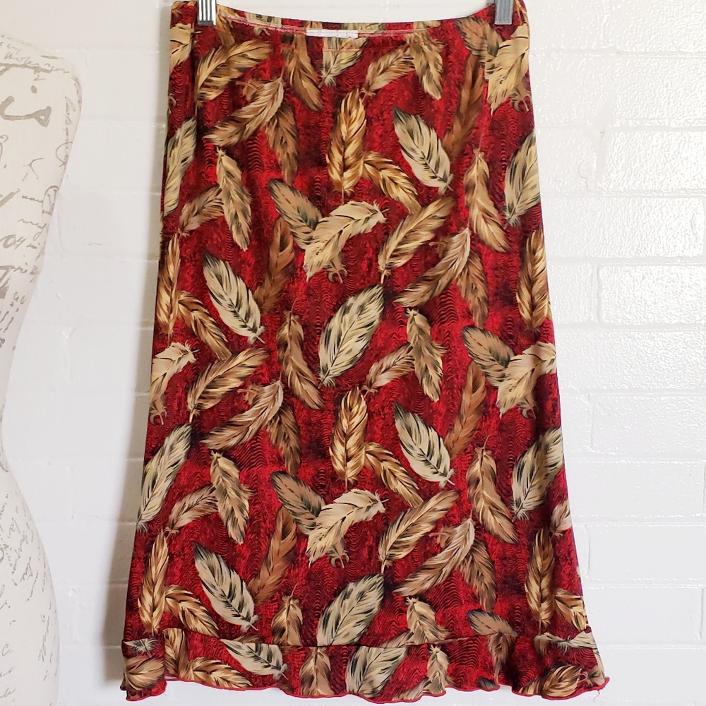 MARIA GABRIELLE Red Skirt